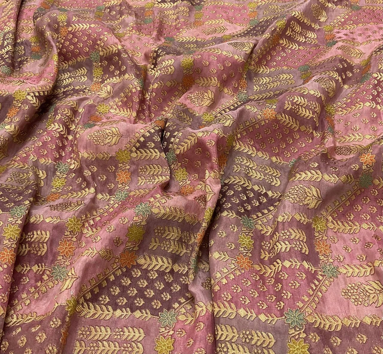 Russian-Silk Jacquard Fabric