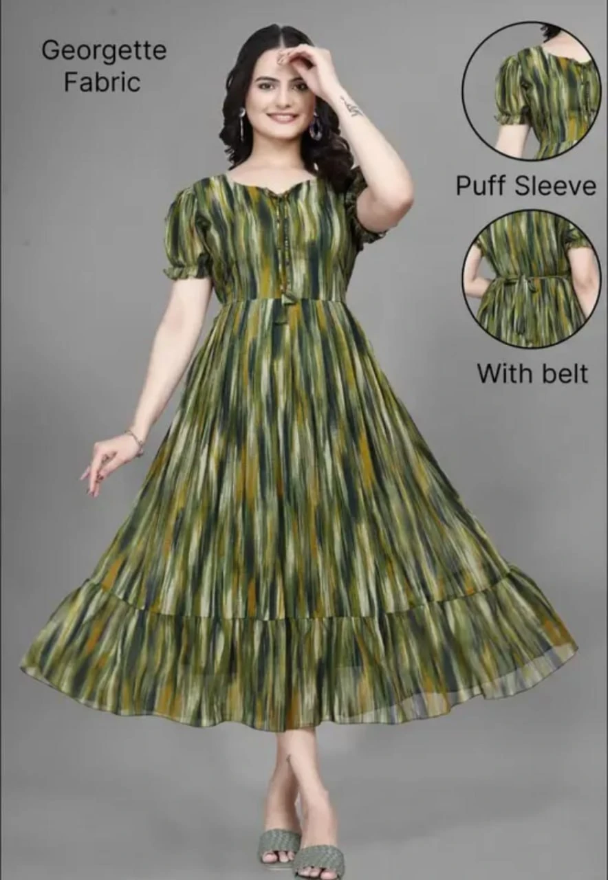 Stylish Summer Georgette Dress