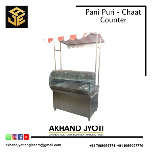 Golgappa Chaat Counter 3 Shelves