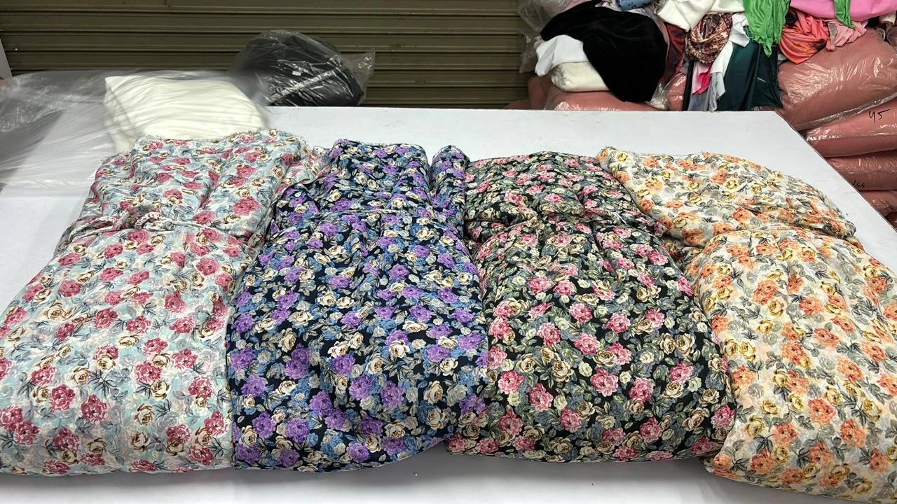 Poly Chiffon Big Print Fabric